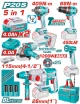 TOTAL COMBO 5PCS 20V TCKLI20595 World Shop