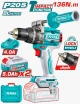 TOTAL TALADRO DE IMPACTO  20V TIDLI201368 136NM 2B  World Shop