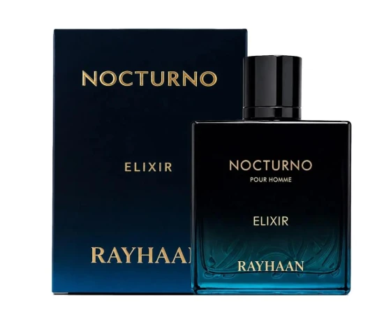 PERFUME  RAYHAAN NOCTURNO ELIXIR EDP MASCULINO 100ML World Shop