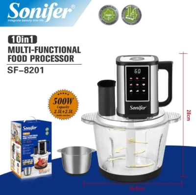 SONIFER PICADORA DE ALIMENTOS 500W 2.5L SF-8201 World Shop