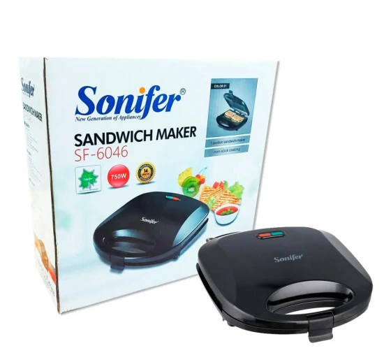 SONIFER SANDWICHERA 750W 220V  SF-6046 World Shop