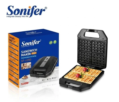 SONIFER MAQUINA PARA WAFFLE 1400W 220V SF-6200 World Shop
