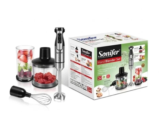 SONIFER MULTIPROCESADOR DE ALIMENTOS 3 EN 1 500W  SF-8081 World Shop