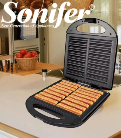 SONIFER MAQUINA PARA WAFFLE 1400W 220V  SF-6115 World Shop