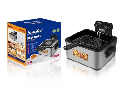 SONIFER FREIDORA ELÉCTRICA 2200W 4.5L SF-1048 World Shop