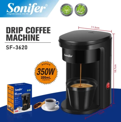 SONIFER CAFETERA ELÉCTRICA 350W 220V SF-3620 World Shop