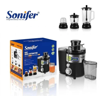 SONIFER EXPRIMIDOR ELÉCTRICO MULTIFUNCIÓN 400W 4 EN 1 SF-5555 World Shop