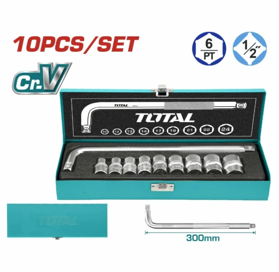 TOTAL JUEGO DE DADOS 1/2 10PCS CR-V  THTL121101  World Shop