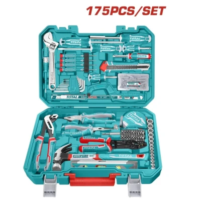 TOTAL JUEGO DE HERRAMIENTAS MANUALES  175PCS  THKTHP61757  World Shop