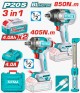 TOTAL COMBO 3PCS LLAVES DE IMPACTO  + LAMPARA DE TRABAJO 20V TOSLI260285 World Shop