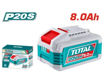 TOTAL  BATERIA 20V 8.0AH  TFBLI2128  INDICADOR LED  World Shop
