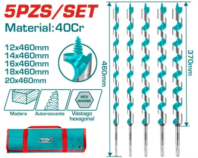TOTAL  SET DE BROCAS HELICOIDALES 5PCS  TAC0501 World Shop