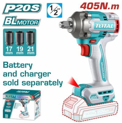 TOTAL LLAVE DE IMPACTO 20V  405NM  TIWLI20451 World Shop