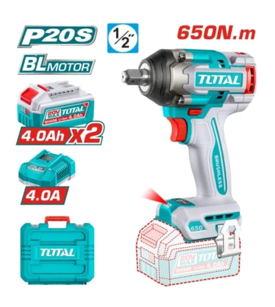 TOTAL LLAVE DE IMPACTO 20V 650NM  TIWLI2065   World Shop