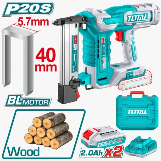 TOTAL  PISTOLA CLAVADORA 20V K10-K40  TCSNLI600869 World Shop