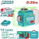 TOTAL NIVEL LASER 20V 12 LINEAS 35M  TLL3012165 World Shop