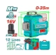 TOTAL  NIVEL LASER VERDE 16V 35M TLL301205 World Shop