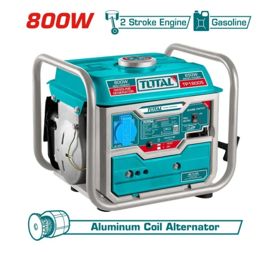 TOTAL GENERADOR A GASOLINA 0,8KVA TP18005 World Shop