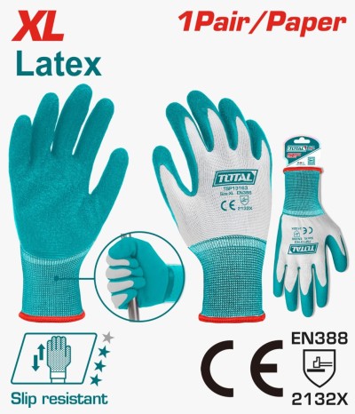 TOTAL GUANTE  DE LATEX PARA MADERA  XL  TSP13163 World Shop