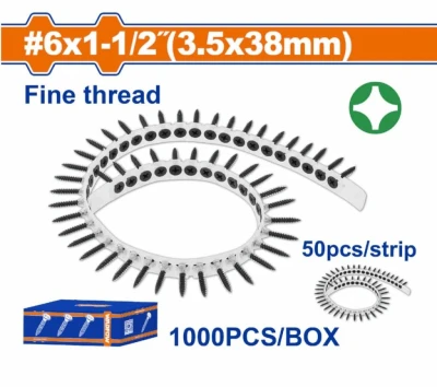 WADFOW TORNILLOS PARA DRYWALL  3.5X38MM WXS2514C World Shop