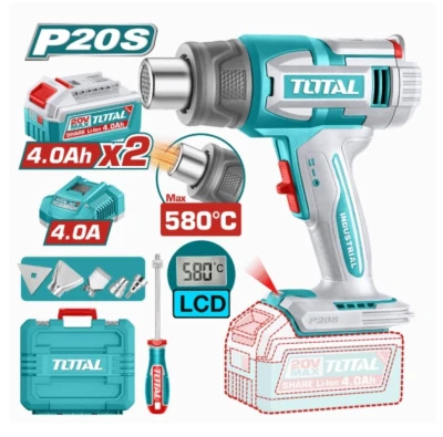 TOTAL PISTOLA DE CALOR 20V TBLI20582 World Shop