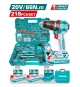 TOTAL  JUEGO DE HERRAMIENTAS COMBINADAS  218PCS  THKTHP42187  World Shop