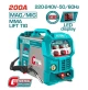 TOTAL MAQUINA DE SOLDAR MAG/MIG/MMA/TIG 200A TMGT20058 World Shop