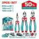 TOTAL JUEGO ALICATE 6 7 8 3PCS THT2K0308S World Shop