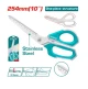 TOTAL TIJERA CON REGLA DE MEDICIÓN 10 THSCRS25088 World Shop