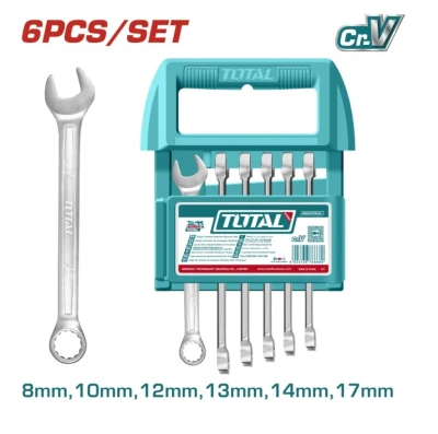 TOTAL JUEGO DE LLAVES COMBINADAS 6PCS  THT103266  World Shop