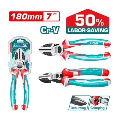 TOTAL  ALICATE DE CORTE DIAGONAL 50% 180MM 7 THT231708S World Shop