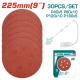 TOTAL JUEGO DE LIJAS PARA LIJADORA 9 30PCS TAC225030 World Shop