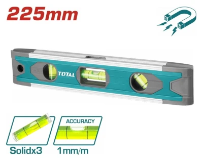 TOTAL NIVEL BURBUJA MAGNÉTICO 225MM TMT2235 World Shop