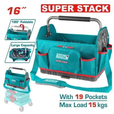 TOTAL  BOLSA DE  HERRAMIENTAS 16 180°  THT36L06  World Shop