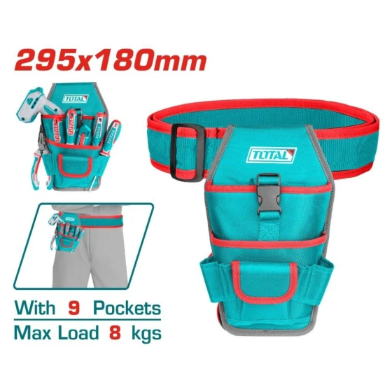 TOTAL  BOLSA DE HERRAMIENTAS  PARA TALADRO 295X180MM  THT16P30625 World Shop