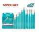 TOTAL JUEGO DE PUNZONES Y CINCELES 12PCS THT42K0612 World Shop