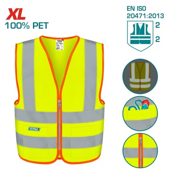 TOTAL CHALECO REFLECTIVO  XL TSP63XL World Shop
