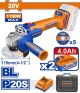 WADFOW  AMOLADORA 20V  1150W   WLAP25292 World Shop