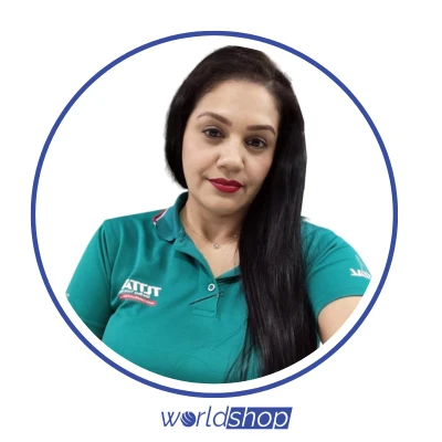 María Figueredo  Herramientas  em World Shop World Shop