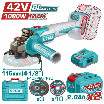 TOTAL AMOLADORA 42V UTAGLI4108112 1080W World Shop