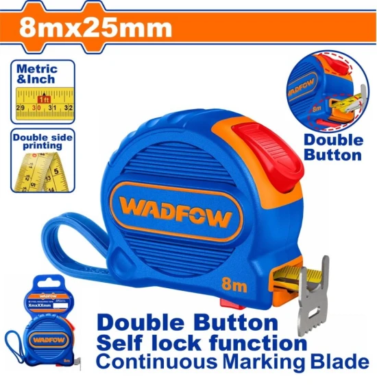 WADFOW CINTA MÉTRICA 25MMX8M  WMT2240 World Shop