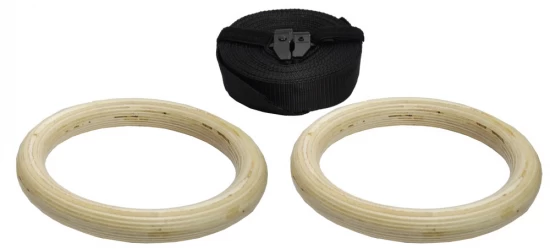 MORE FITNESS ANILLOS OLÍMPICOS DE MADERA World Shop