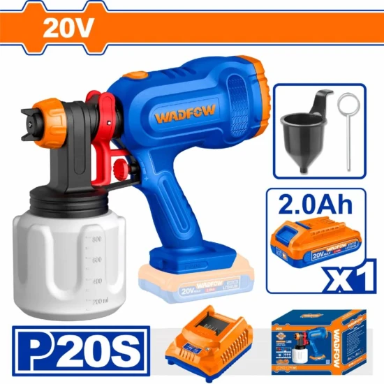 WADFOW PISTOLA DE PINTURA 20V 800ML  WSU30664 World Shop