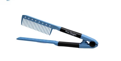 LADYLISS ALISADOR PRO NANO TITANIUM CON MODULADOR Y PEINE 8103 AZUL World Shop